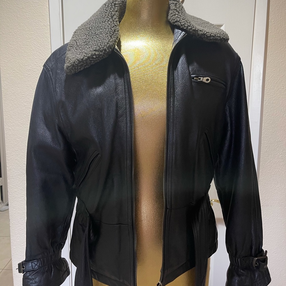 Leather jacket